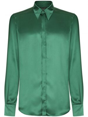Camicia a maniche lunghe Dolce & Gabbana verde
