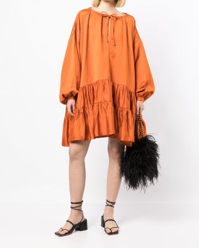 Oversized šaty Marques'almeida oranžové