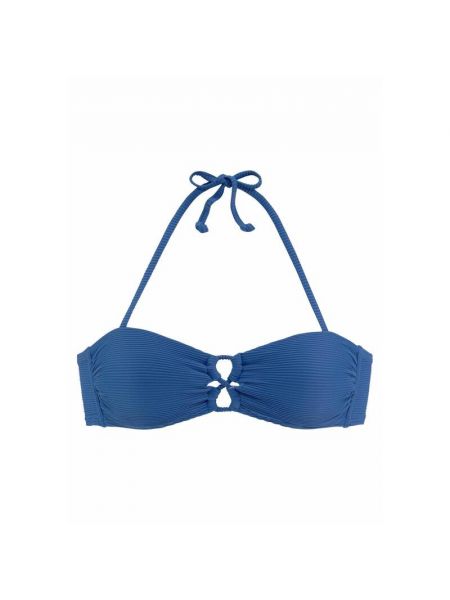 Женский топ-бандо sunseeker «Fancy» с модной декоративной шнуровкой, blau
