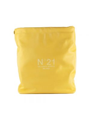 Shopper handtasche mit taschen N°21 gelb