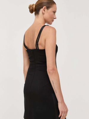 Testhezálló mini ruha Karl Lagerfeld fekete