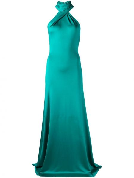 Вечерна рокля с гол гръб Et Ochs зелено