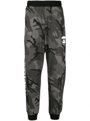 Joggers con stampa camouflage Aape By *a Bathing Ape® nero