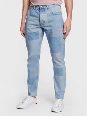 Priliehavé džínsy Pepe Jeans modrá