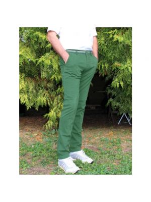 Pantalones chinos slim fit Mason's verde
