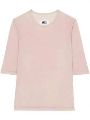 Тениска Mm6 Maison Margiela розово