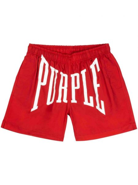 Bermuda kratke hlače s potiskom Purple Brand