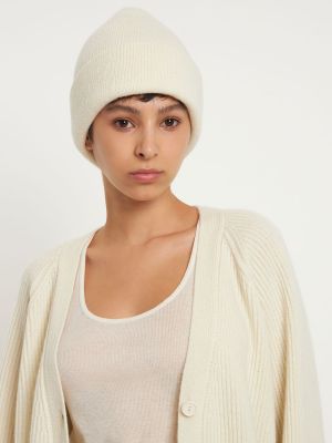 Bonnet en laine Annagreta blanc