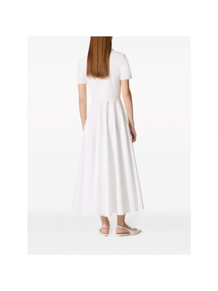 Sukienka midi bawełniana Valentino biała