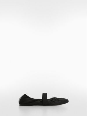 Balerina cipők Mango fekete