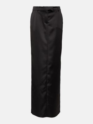 Saténové dlouhá sukně Giuseppe Di Morabito černé
