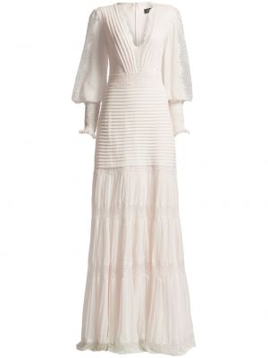 Krajkové šaty Tadashi Shoji bílé