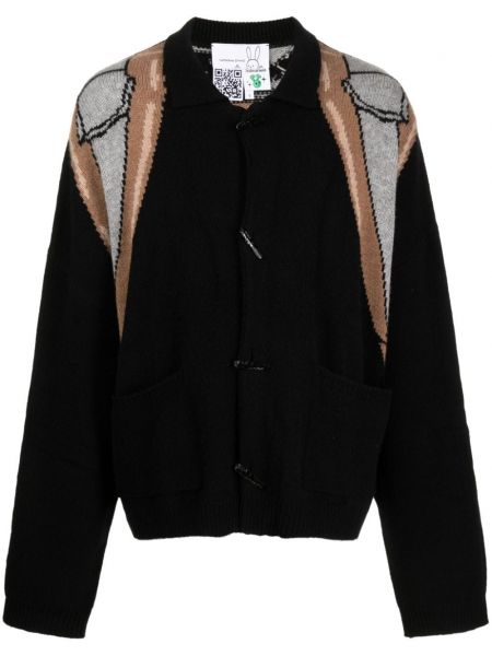 Cardigan en tricot Natasha Zinko noir