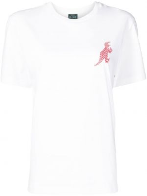 Памучна тениска с принт Ps Paul Smith бяло