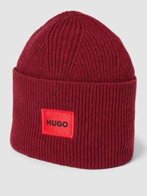 Dzianinowa czapka wełniana Hugo