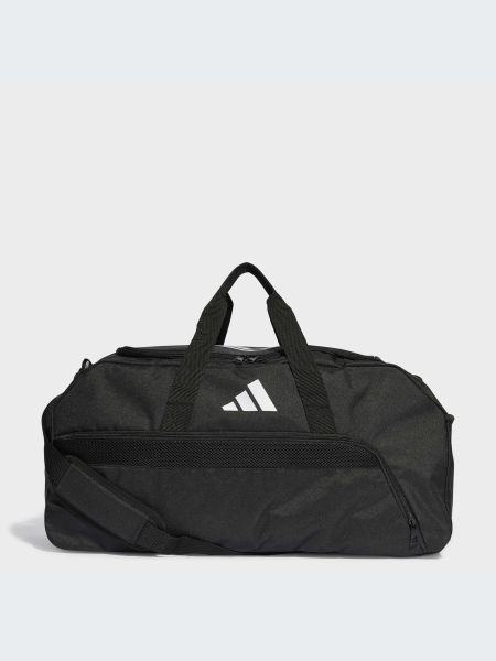 Черная хлопковая дорожная сумка Adidas