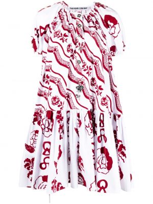 Geblümtes kleid mit print Chopova Lowena