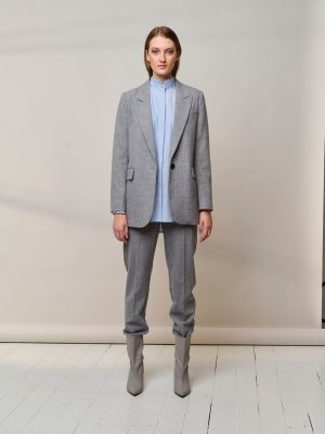 Pantalon plissé Bruuns Bazaar gris