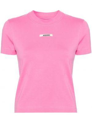 Koszulka Jacquemus różowa