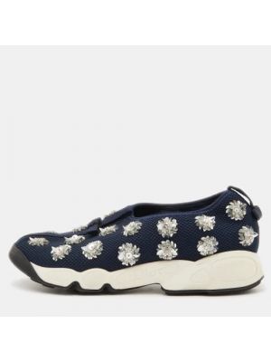 Sneakersy z siateczką Dior Vintage niebieskie