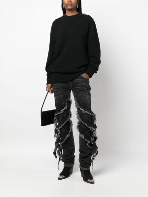 Pullover mit rundem ausschnitt Roberto Cavalli schwarz
