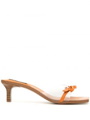 Sandale mit schleife Senso orange