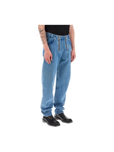 Niebieskie proste jeansy Gmbh