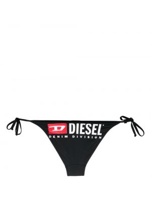 Bikini z nadrukiem Diesel czarny