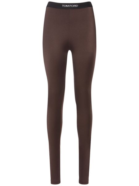 Leggingsit Tom Ford ruskea