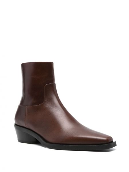 Ankle boots en cuir Proenza Schouler marron