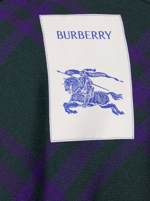 Giacca bomber di lana a quadri Burberry