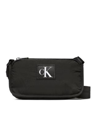Taška přes rameno z nylonu Calvin Klein Jeans černá