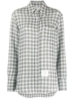 Košeľa Thom Browne sivá