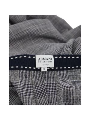 Falda de lana Armani Pre-owned gris