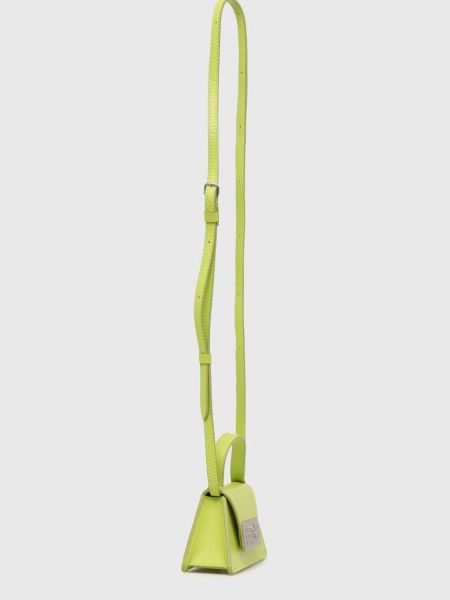 Kožna crossbody torbica Mm6 Maison Margiela zelena
