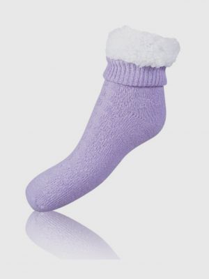 Fialové ponožky Bellinda