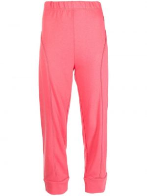 Pantaloni cu fermoar Stella Mccartney roz