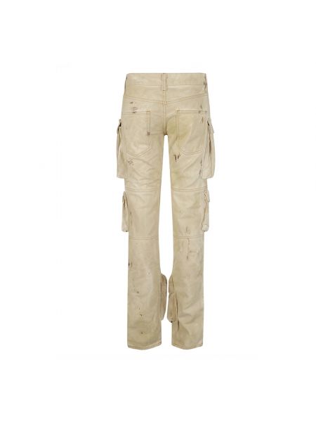 Pantalones cargo The Attico beige