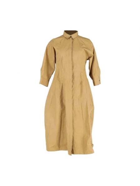 Kleid aus baumwoll Jil Sander Pre-owned beige