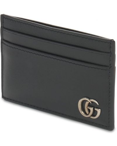 Kožená peněženka Gucci černá