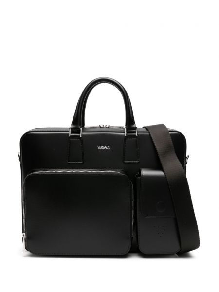 Δερμάτινη τσάντα laptop Versace