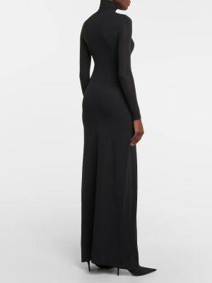 Robe longue Balenciaga noir