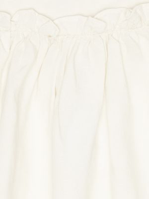 Shorts en lin Donsje blanc