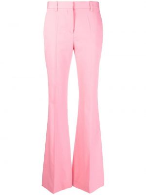 Vlněné kalhoty Versace růžové