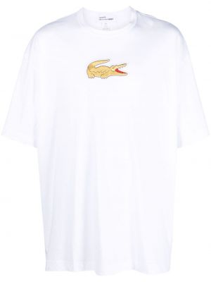 Kokvilnas t-krekls Comme Des Garçons Shirt balts