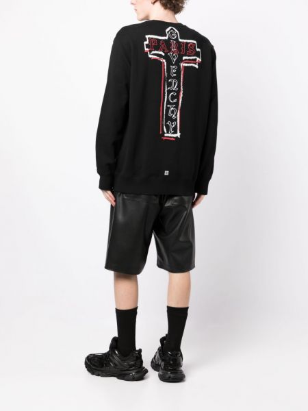 Sweatshirt aus baumwoll mit print Givenchy schwarz