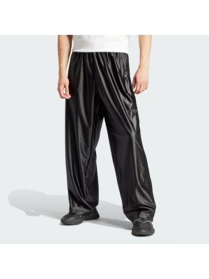 Pantalon en coton oversize Adidas noir