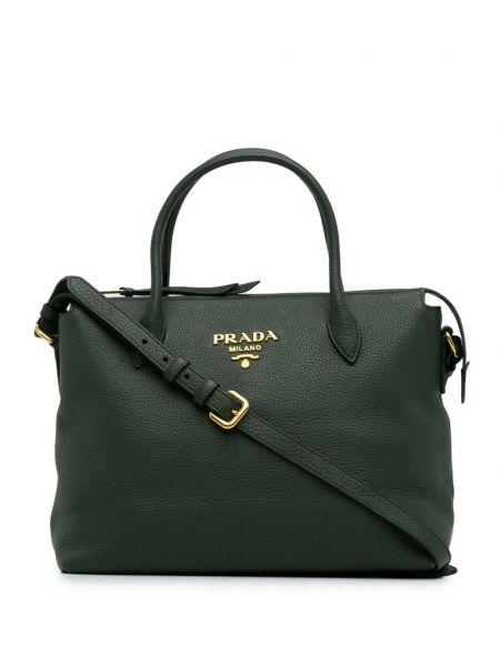 Taška na tašku Prada Pre-owned zelená