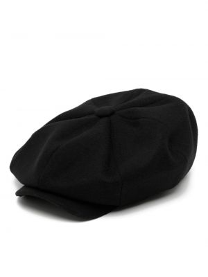 Plstěný vlněný baret Nicholas Daley černý
