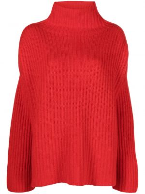 Кашмирен пуловер Kujten червено